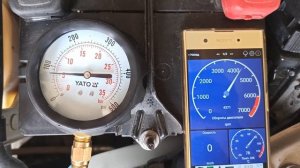 Chevrolet Lacetti - замер давления масла при 70°C
