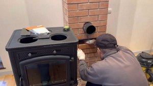 Установка и запуск камина