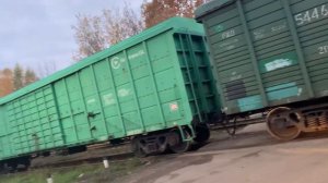 Тгм4 1954 вечером на переезде