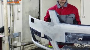 как точить шпатлевку на сложной форме бампера/пошаговое использование абразива и техника шлифовки.