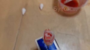 Роза из вафельной бумаги