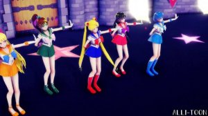 【MMD X Sailor Moon】Moonlight Densetsu (Model test).mp4