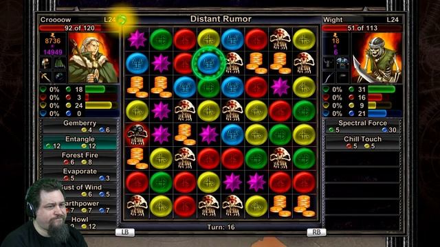 Puzzle Quest: Challenge of the Warlords (Xbox 360) - Crow Plays смотреть онлайн