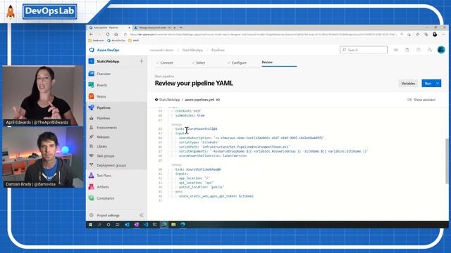 Deploying Azure Static Web Apps with Azure DevOps смотреть онлайн