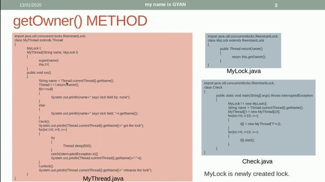 Multithreading in Java | #50 | getOwner() Method of ReentrantLock Class in Java смотреть онлайн