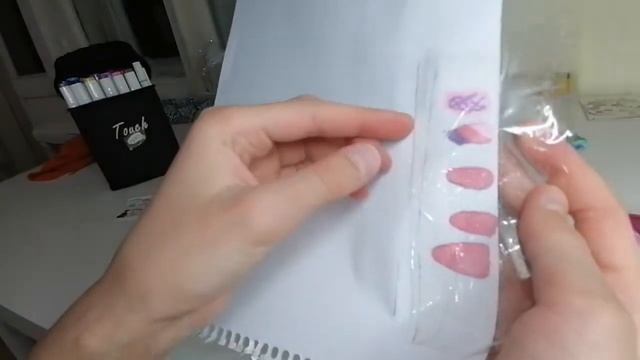 накладные ногти из бумаги?