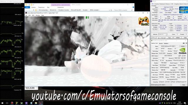 XENIA Xbox 360 Emulator - Spider-Man: Edge of Time (2011). Ingame. Vulkan #2