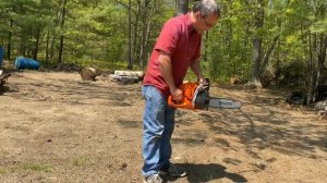 Husqvarna 545 pro unboxing and action Husky 545 mark ii pro chainsaw