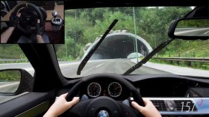 BEST SETTINGS for Steering Wheel Forza Horizon 5 | BMW M5 E60 Drifting & Driving (4k60fps)