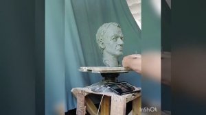 Скульптурный портрет начало работы. Этапы создания скульптуры. Лепка в пластилине.
