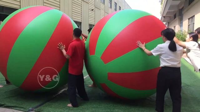Best Team building game for company annual meeting -- inflatable big ball game смотреть онлайн