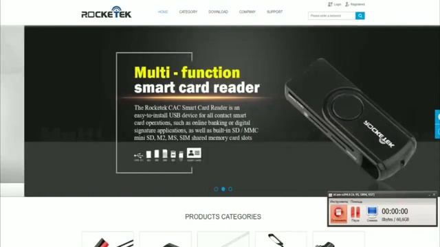 УЛЬТРО КРУТО Rocketek USB 3.0 Кард-Ридер для SD,micro SD. смотреть онлайн