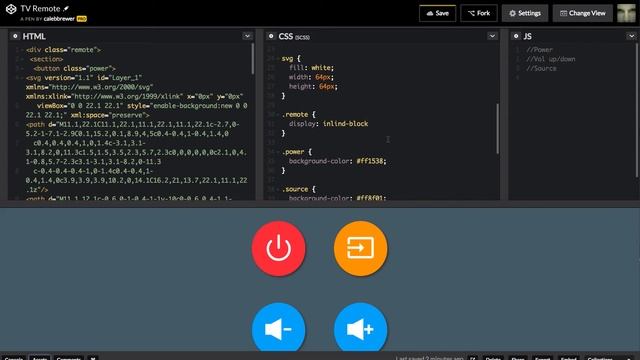 Let's Code a TV Remote | CSS, HTML, JavaScript смотреть онлайн