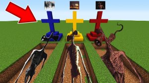 Выбери правильную могилу ВСЕ ВИДЫ СИРЕНОГОЛОВЫЙ SIREN HEAD SCP 6789 в МАЙНКРАФТ