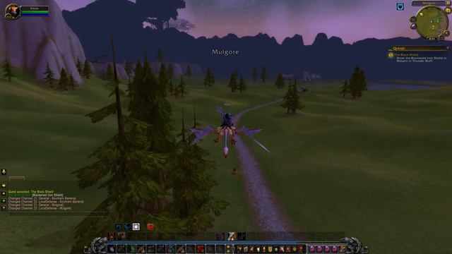 Quest 289: The Black Shield (WoW, Horde, Tauren, Druid)