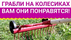 НЕОБЫЧНЫЕ Грабли на колесиках – вам они понравятся!