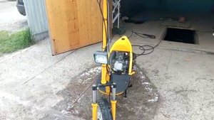 Мотосамокат самодельный