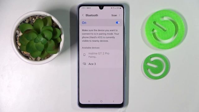 How to Connect Bluetooth Device on Samsung Galaxy A33 - Pair New Device смотреть онлайн