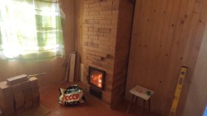 Строительство печи в дачном доме.