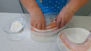 .Брюшки сёмги. Засолка.