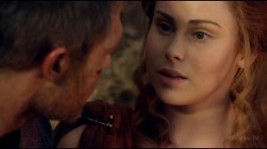 Ганник сражается на импровизированной арене.Спартак:Война проклятых.