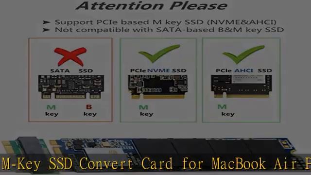 USECL 2 Pack M.2 NVME SSD Hard Disk Convert Adapter for MacBook Air Pro Retina Mid 2013 2014 2015 2 смотреть онлайн