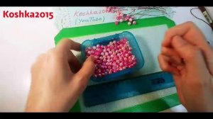 Деревце из бусин ко дню Св. Валентина МК от Koshka2015 - цветы из бисера, бисероплетение, МК