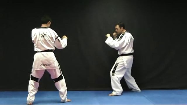 Low high side kick Tony Curtis application of Koryo poomsae смотреть онлайн