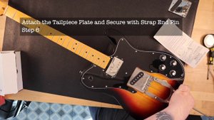 No Drill Install of a Bigsby on a Telecaster #fender #fendertelecaster #bigsby