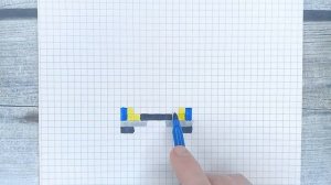 Как нарисовать машину по клеточкам в тетради / ЛЕГКО и ПРОСТО / Видео поэтапно / Машина по клеткам