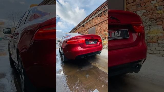 JAGUAR XE «Кит, ты выхлоп мав?» ? #jaguar #jaguarxe #xe #ягуар #выхлоп #глушитель #tuning #short