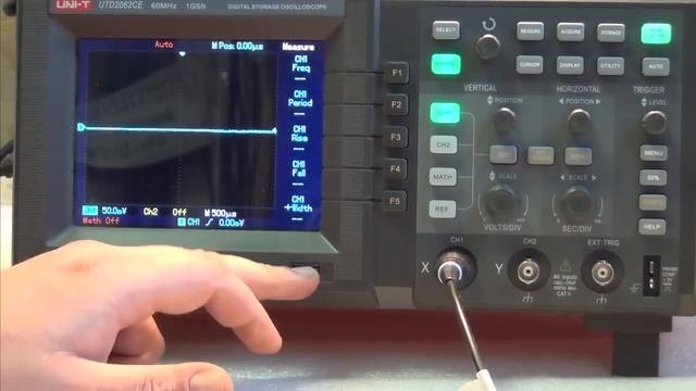 Осциллограф. Цифровой осциллограф Uni-T UTD2062CE