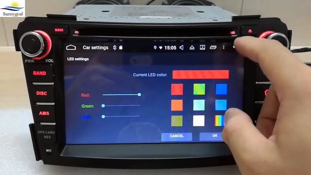 Test: 7 Inch Touchscreen Android 9.0 OS Aftermarket Car Stereo for Hyundai I40(2010-2015)