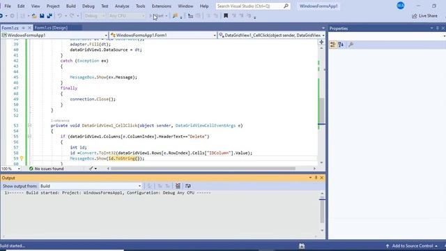How to Add Update and Delete Button in DataGridView in C# in Urdu/Hindi