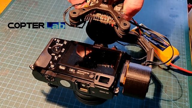 2 Axis Sony Alpha 6000 a6400 a6500 a6600 Brushless Gimbal смотреть онлайн