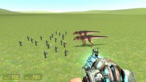 Gmod Battles: Dinosaur Island NPC Fights