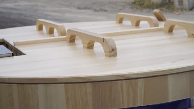 Японская баня Офуро Фурако AltWood со дровяной встроенной печью | Купель с подогревом смотреть онлайн