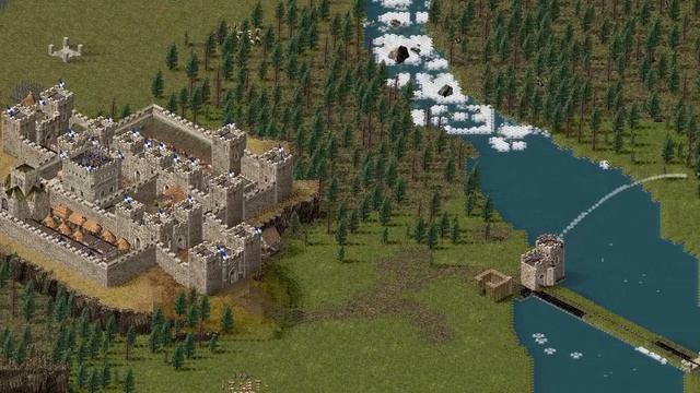 Мост через реку (Bridge Across The River - Карта от Mafio) | Военный Stronghold смотреть онлайн