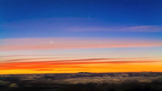 Comet ISON show from Teide observatory on Nov 21st, 2013 смотреть онлайн