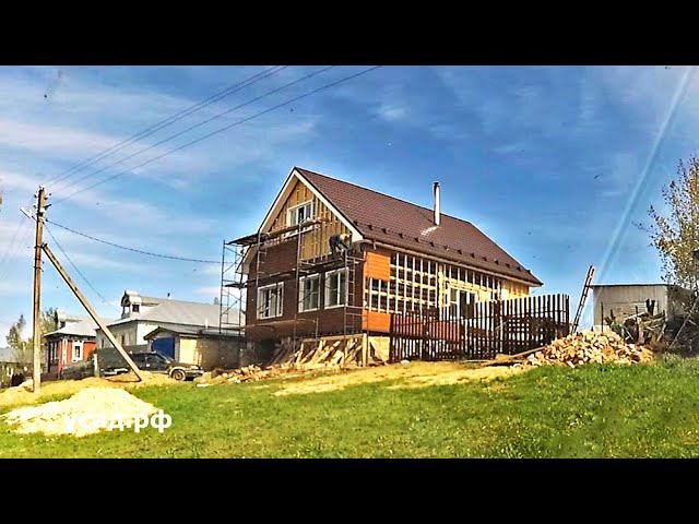 Какие дома делают из деревенских избушек / Весенние хлопоты /Почта и магазин смотреть онлайн