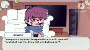 •|Sukuna Jujutsu Kaisen react to Nezuko Kamado|•// KNY// gacha club ??/??