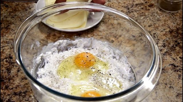 ЗАПЕЧЕННЫЕ ЯЙЦА с остатками ГАРНИРА НА ЗАВТРАК! смотреть онлайн