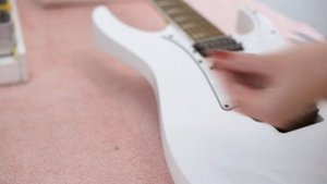 How to re-string Ibanez RG350 Floyd Rose tremolo bridge [ Edge-Zero II ]