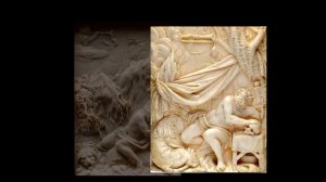 Вена, музей истории искусств. Резьба по кости: "Посуда" / Vienna, KHM, Baroque Ivory: 'Tableware'