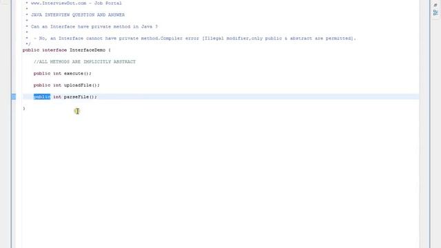 Private Method in Interface No смотреть онлайн
