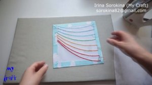 The rainbow quiet book page Tutorial / МК: страничка развивающей книги "Радуга"