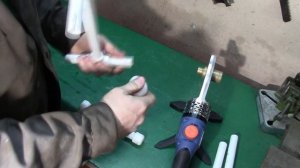 Штатив для телефона из обрезков полипропиленовых труб .