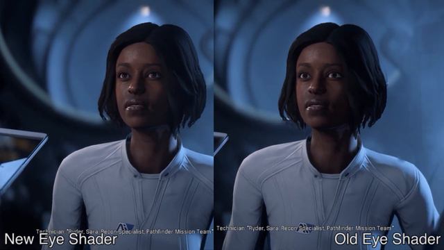 Mass Effect Andromeda - Patch 1.05 Eye Shader Comparison смотреть онлайн
