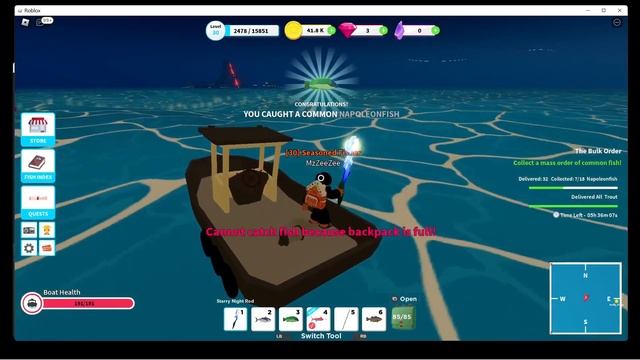 Roblox Fishing Simulator EP9 | The BULK Order Quest | Gaming With VscorpianC