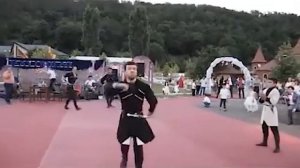 Танцевальная группа /Лезгинка/ город Кусары